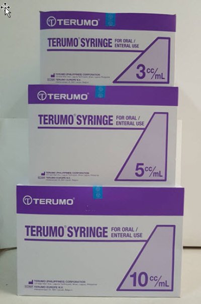 ไซริงค์ป้อนยาเด็ก Terumo For Oral ขนาด 3 ซีซี (1 อัน)