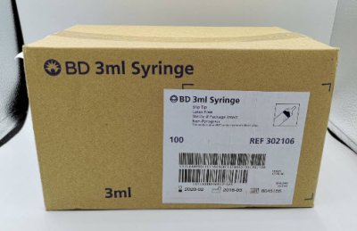 BD syringe 3 mL หัวธรรมดา (RF302106) (1 อัน)
