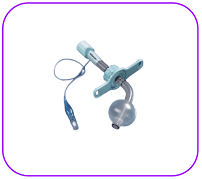 Shiley Tracheostomy Tube Cuffed Adjusable Flange, Reinforced (1 อัน)