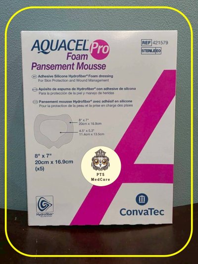 Aquacel Foam Pro Sacral 24x21.5 cm (421580) (1 แผ่น)