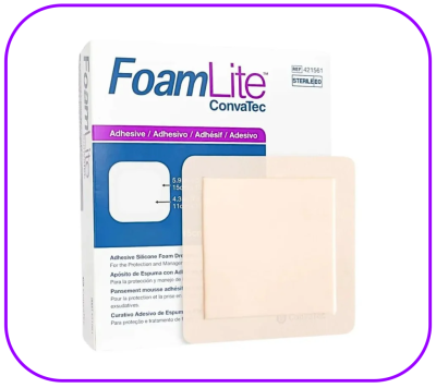 Aquacel Foam Lite ADH 15x15cm (421561) (1 แผ่น)