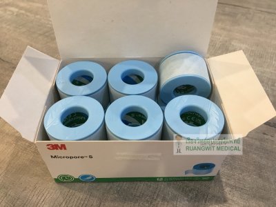 3M Micropore S Surgical Tape 1 นิ้ว (1 ม้วน)