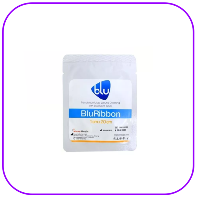 Blu Ribbon 1x20 cm สำหรับแผลโพรงที่ติดเชื้อ (1 แผ่น)