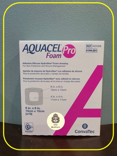 Aquacel Foam Pro 15x15 cm (422358) (1 แผ่น)