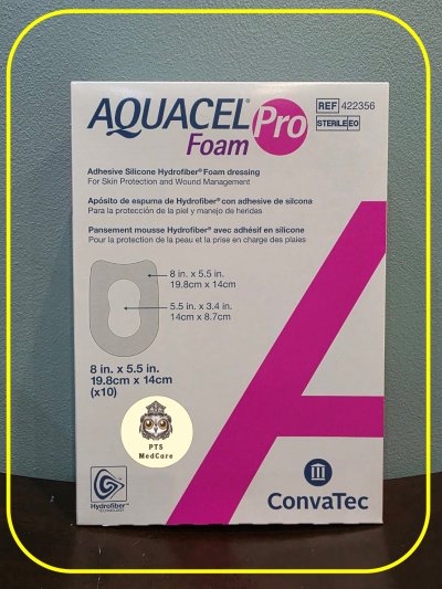 Aquacel Foam Pro Heel 19.8x14 cm (422356) (1 แผ่น)
