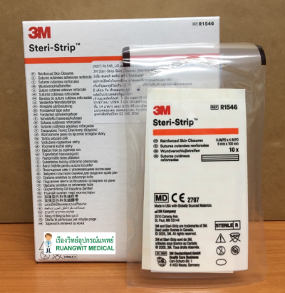 3M Steri-Strip ขนาด 6x100 mm แผ่นเทปสเตอไรด์ (R1546)