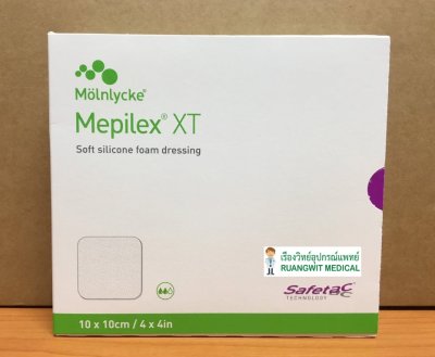 Mepilex XT 10x10 cm รุ่นใหม่ ดูดซับได้ดีขึ้น (1 แผ่น)