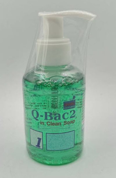 Q-Bac 2 clean soap 120 mL (หัวปั้ม)