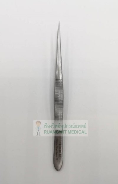 Micro Forcep 12.5cm ปลายตรง -Hilbro (12.0320.12)