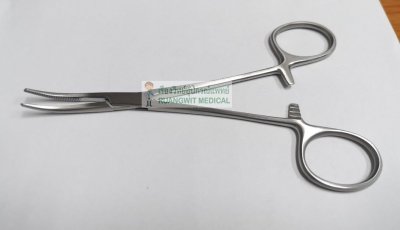 Kelly Mosquito Forcep CVD 14cm (E14-0091) - EM ปลายโค้ง