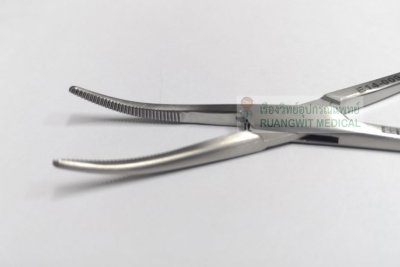 Kelly Mosquito Forcep CVD 14cm (E14-0091) - EM ปลายโค้ง