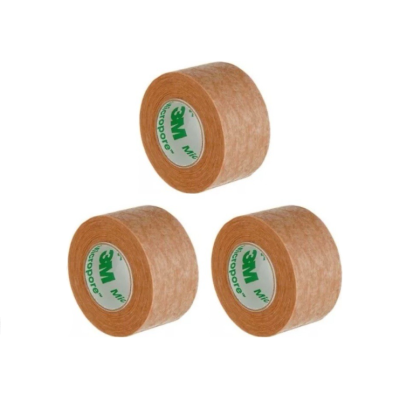 3M Micropore Skintone ไมโครพอร์ สีเนื้อ 1 นิ้ว x 10 หลา (1 ม้วน)