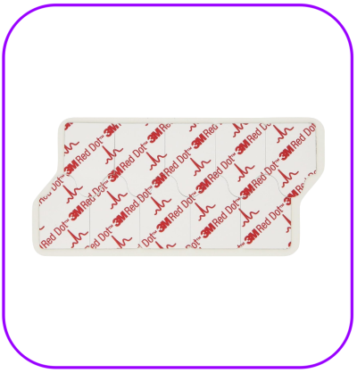 Red Dot Electrodes (2330) ใช้กับ EKG 12 lead แบบหนีบ