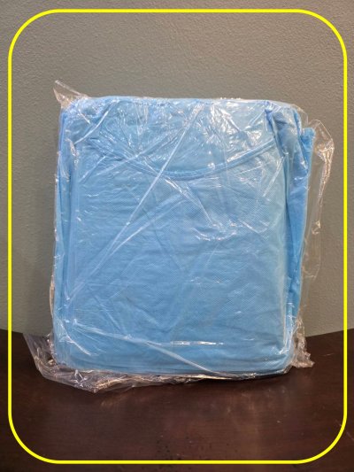 Isolation Gown (PP เคลือบ PE) (10ชุด/แพ็ค) เสื้อกาวน์