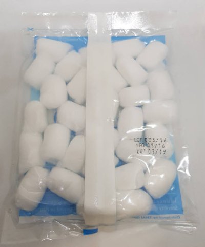 สำลีก้อนสเตอร์ไรด์ Clinix น้ำหนัก 10 กรัม (ประมาณ 30ก้อน/ซอง)