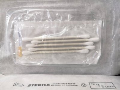 Cotton Bud 3นิ้ว สเตอไรด์ 10ก้าน [Thai Gauze]