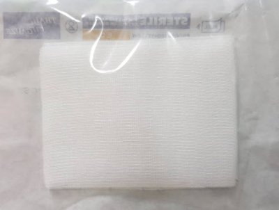 ผ้าก๊อซพับปลอดเชื้อ 4x4 นิ้ว (5ชิ้น/ซอง) (Thai Gauze) (exp 12-2026)