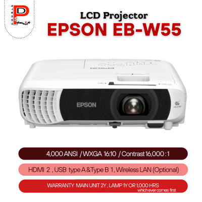 EB-W55 : LCD Projector 4,000 lm / WXGA