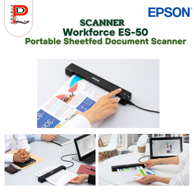 EPSON : ES-50 Portable Sheetfed Document Scanner