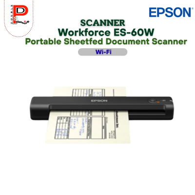 EPSON : ES-60W Wi-Fi Portable Sheetfed Document Scanner