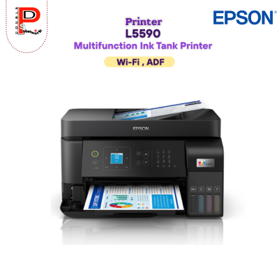 EPSON : L5590 MFC Ink Tank Printer with Wi-Fi & ADF