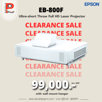 EPSON : EB-800F Ultra-Short throw Laser Projector