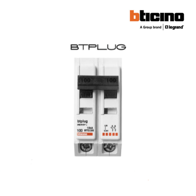 เบรกเกอร์ BTicino รุ่น BTT2/100 2P 100A 10kA