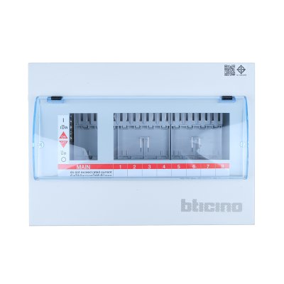ตู้คอนซูมเมอร์ยูนิต BTicino รุ่น BTCN8 8 ช่อง ระบบปลั๊ก (Plug-in Type)