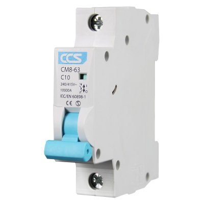CCS CM8-63 เซอร์กิตเบรกเกอร์ลูกย่อย MCB 1P 6A-63A