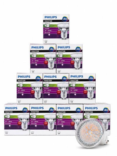 Philips MASTER LEDspot MV GU10 5W 3000K CRI90 หรี่แสงได้
