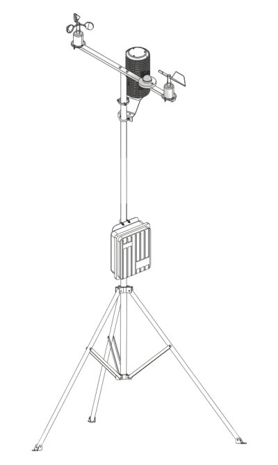 Growatt Weather Station ชุดสถานีตรวจวัดสภาพอากาศโซล่าเซลล์ 4 เซนเซอร์ เชื่อมต่อ RS485 เข้า ShineMaster