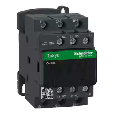 คอนแทคเตอร์ Schneider TeSys Deca รุ่น LC1D09M7 (9A) 3 เฟส 380V