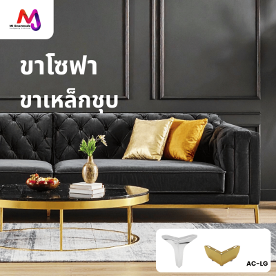 AC-LG ขาโซฟา ขาเหล็กชุบ