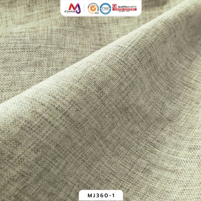 ผ้าโซฟาสะท้อนน้ำ เนื้อผ้าลายไหม ทำความสะอาดง่าย MJ360 หน้ากว้าง145±3 ซม.