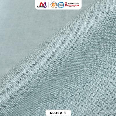 ผ้าโซฟาสะท้อนน้ำ เนื้อผ้าลายไหม ทำความสะอาดง่าย MJ360 หน้ากว้าง145±3 ซม.