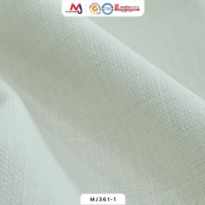 ผ้าโซฟากันน้ำ ลายผ้าลินินเนื้อหนา ทำความสะอาดง่าย MJ361 หน้ากว้าง145±3 ซม.