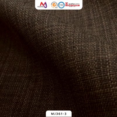 ผ้าโซฟากันน้ำ ลายผ้าลินินเนื้อหนา ทำความสะอาดง่าย MJ361 หน้ากว้าง145±3 ซม.