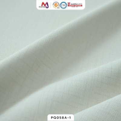 PQ058A หนังเทียม PVC ปั้มลายผ้า หน้ากว้าง 145±3 ซม. หนา 0.85 มม.