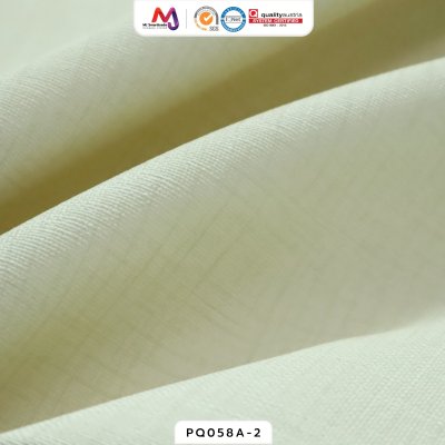 PQ058A หนังเทียม PVC ปั้มลายผ้า หน้ากว้าง 145±3 ซม. หนา 0.85 มม.