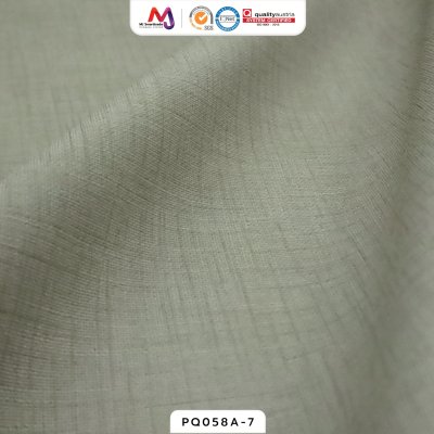 PQ058A หนังเทียม PVC ปั้มลายผ้า หน้ากว้าง 145±3 ซม. หนา 0.85 มม.