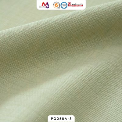 PQ058A หนังเทียม PVC ปั้มลายผ้า หน้ากว้าง 145±3 ซม. หนา 0.85 มม.