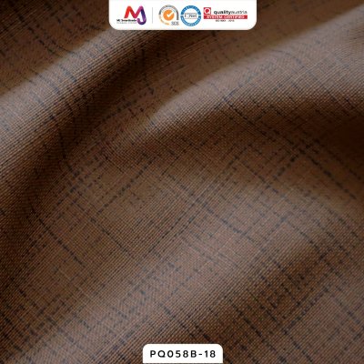 PQ058B หนังเทียม PVC ปั้มลายผ้าลินิน หน้ากว้าง 145±3 ซม. หนา 0.85 ซม.