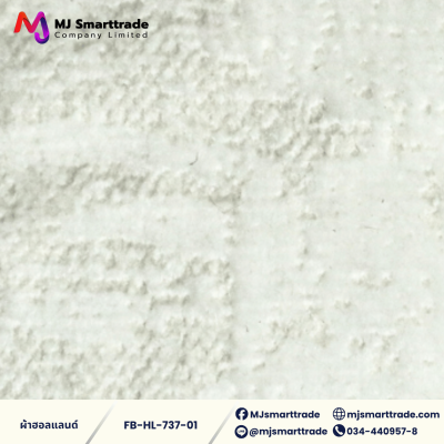 FB-HL-737 ผ้าฮอลแลนด์ ผ้าบุโซฟา เนื้อสัมผัสนุ่ม หน้ากว้าง 142 ซม.