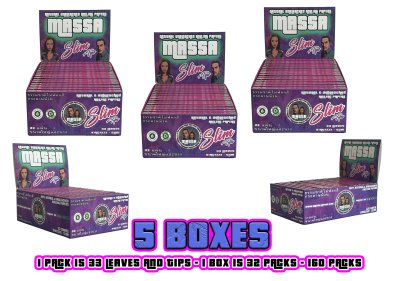 MASSA Slim Rolling paper feuilles a rouler rolling leaves RAW OCB Thailand Wholesale online 7/11 กระดาษมวนบุหรี่