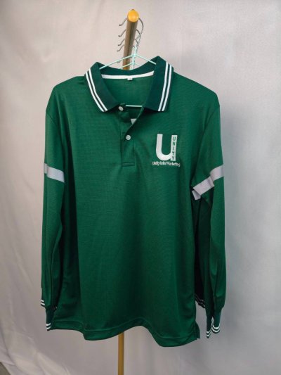 เสื้อโปโลสีเขียวเข้มแขนยาว (ฝ่ายผลิต)