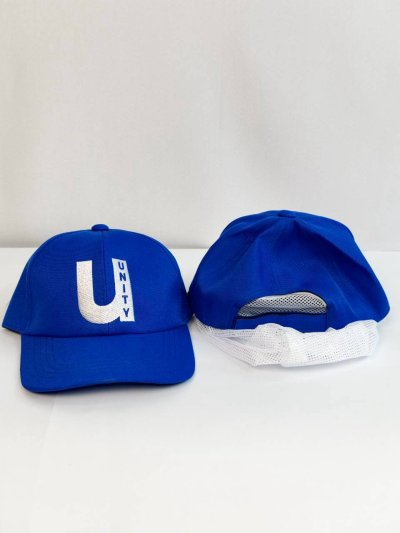 หมวกแก๊ปมีตาข่าย UNITY สีน้ำเงิน (ฝ่ายผลิต)