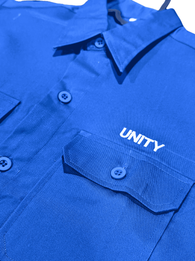 เสื้อช็อปสีน้ำเงิน (ฝ่ายผลิต)
