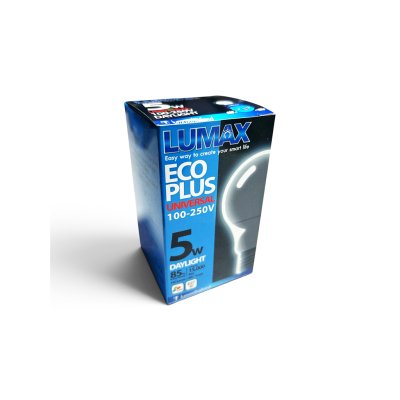 หลอดไฟ ECO PLUS LED BULB 110-250V 5W E27 LUMAX