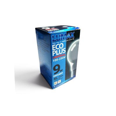 หลอดไฟ ECO PLUS LED BULB 110-250V 9W E27 LUMAX
