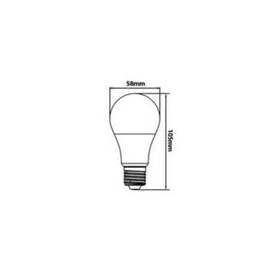หลอดไฟ ECO PLUS LED BULB 110-250V 7W E27 LUMAX